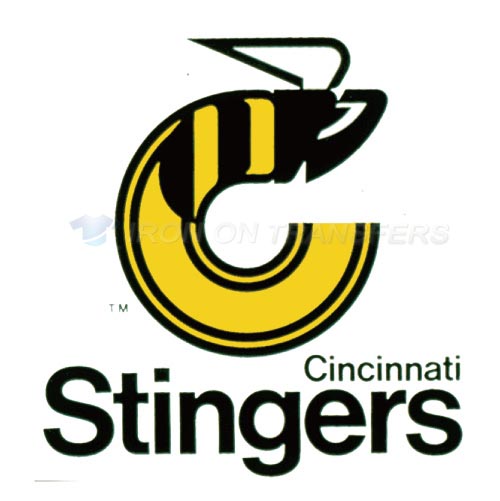 Cincinnati Stingers Iron-on Stickers (Heat Transfers)NO.7109